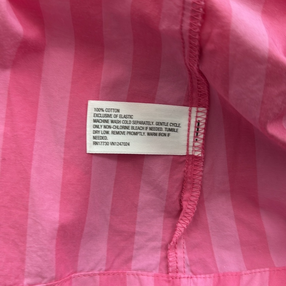 Pink Striped Cotton Dress - Picture 4 of 4